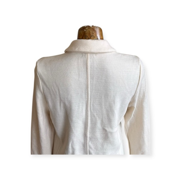 Sara Isabella cardigan sweater button front cream small  basic classic - Picture 5 of 12